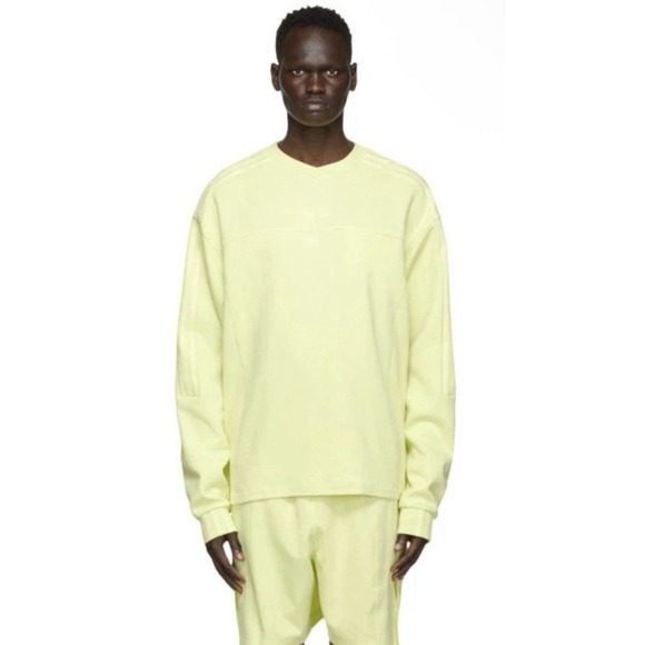Adidas x Ivy Park 4ALL Unisex Crew Sweatshirt‎ Yellow H25162 Size M